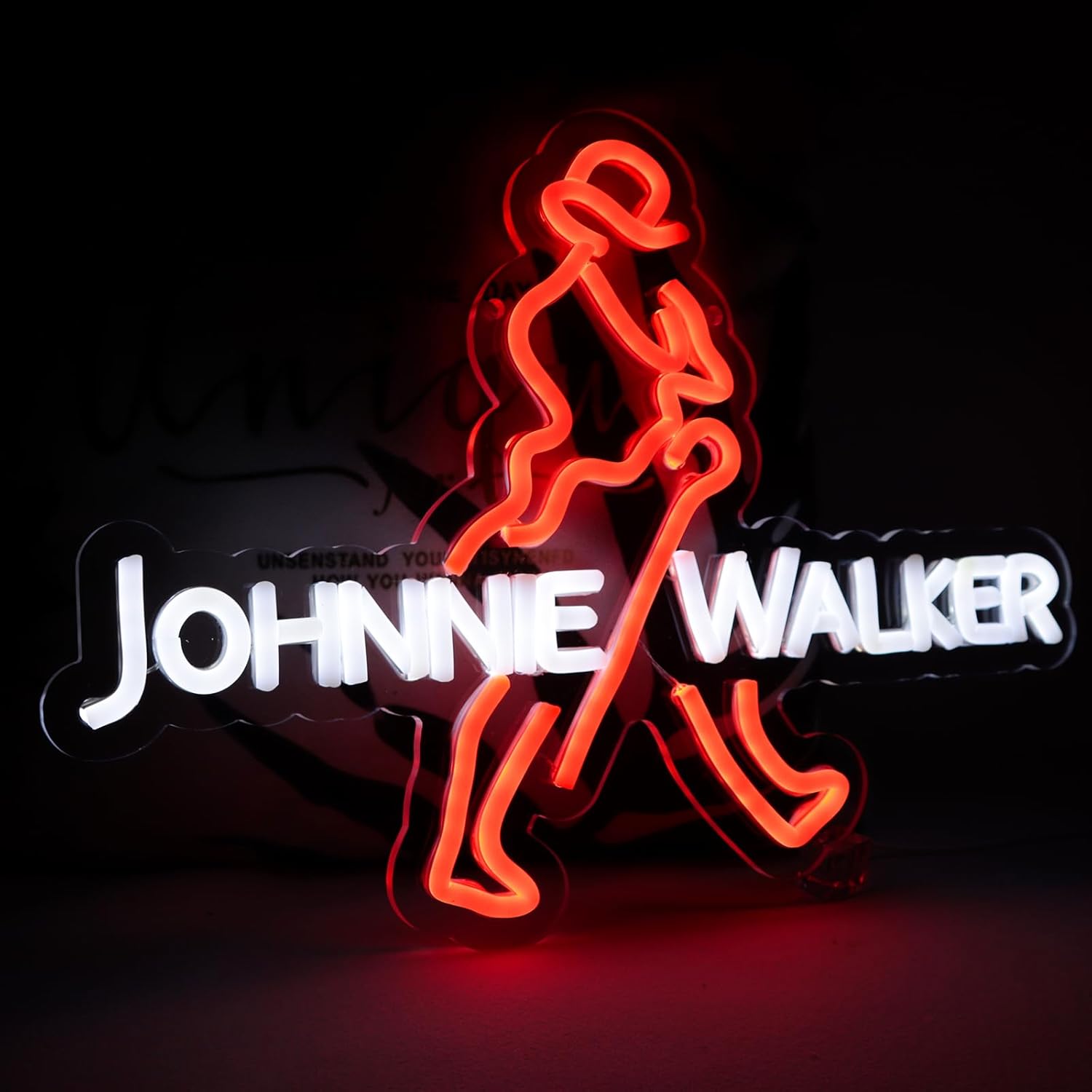 Dc Vintage And Collectible Toys - JOHNNIE WALKER Neon Tabela LED Vintage