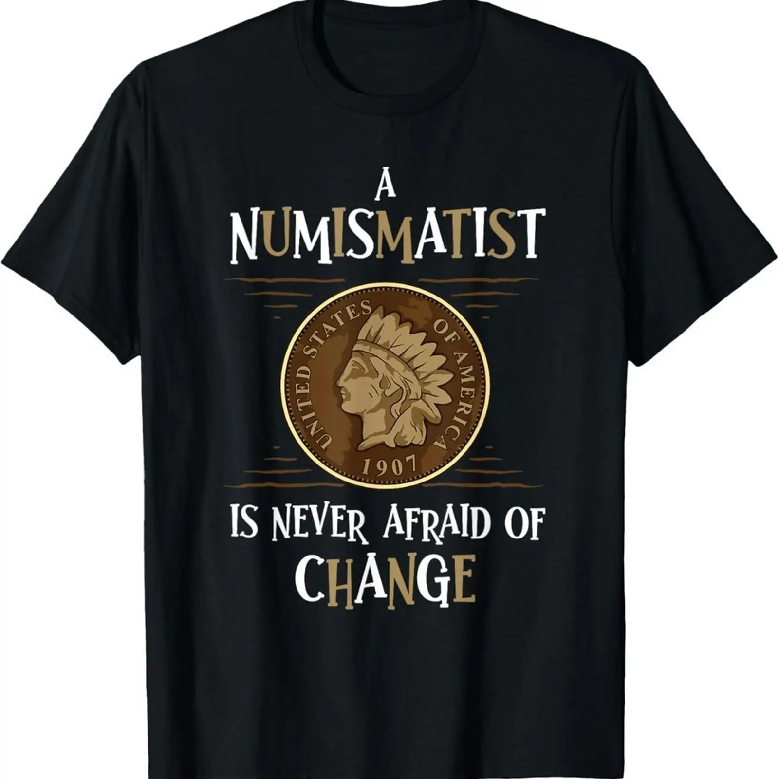 Collectible Vintage T Shirts - Madeni Para Koleksiyonu Tasarımı Komik Numismatik