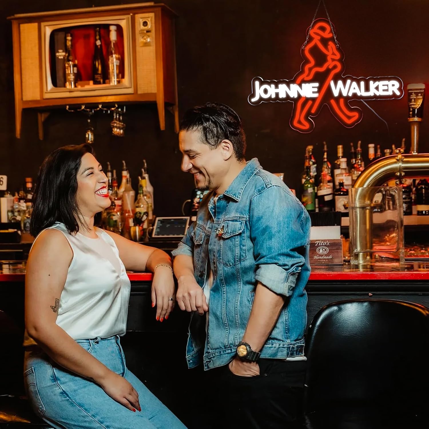 JOHNNIE WALKER Neon Tabela LED - Dc Vintage And Collectible Toys incelemesi ve fiyatı